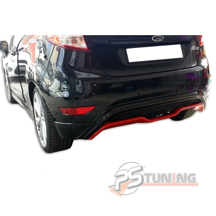 resimler/genel/Ford Fiesta (2009-2016) ST Desing Arka Tampon Eki - Difüzör (Plastik)