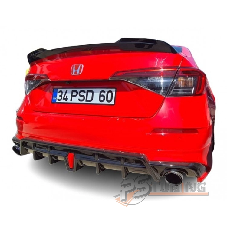 resimler/genel/Honda Civic Fe (2021 - 2023) Yofer Style Arka Ek (Plastik)