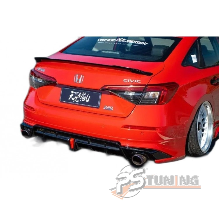 resimler/genel/Honda Civic Fe (2021 - 2023) Yofer Style Arka Ek (Plastik)