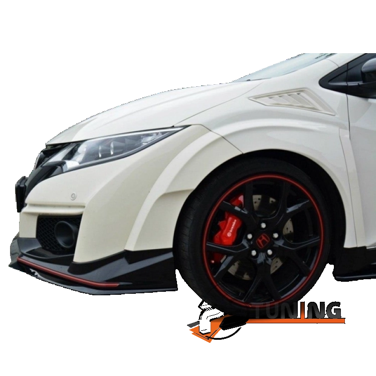 resimler/genel/Honda Civic Fk2 Type-r (2015 - 2017) Maxton Style Ön Lip (Plastik)