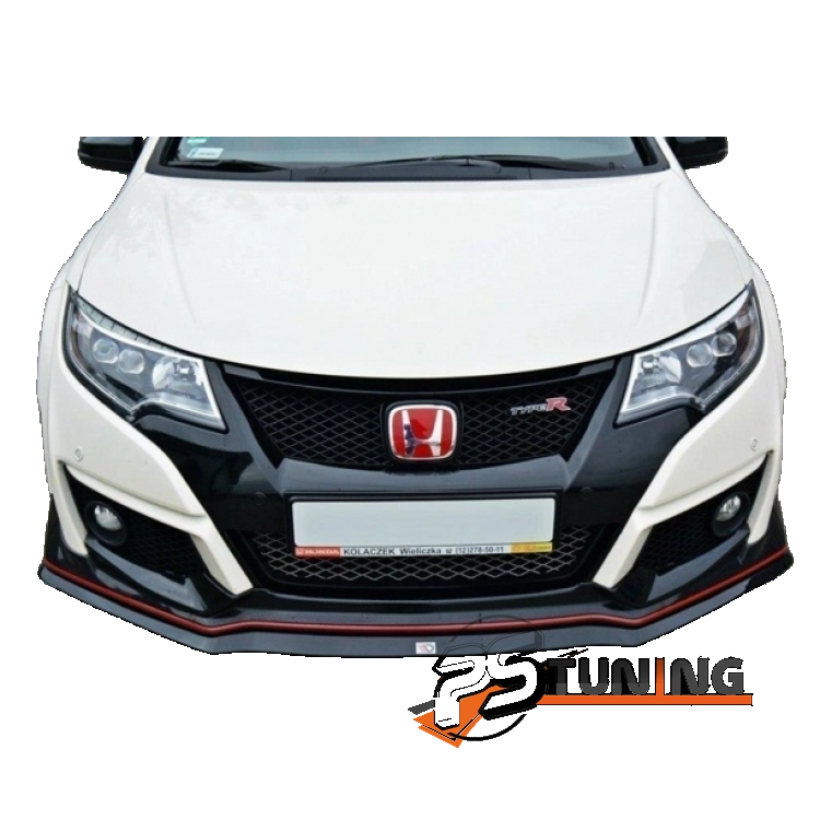 resimler/genel/Honda Civic Fk2 Type-r (2015 - 2017) Maxton Style Ön Lip (Plastik)