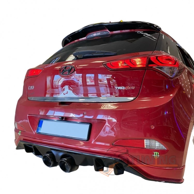 resimler/genel/Hyundai İ20 (2014-2018) R400 Arka Tampon Eki - Difüzör (Plastik)