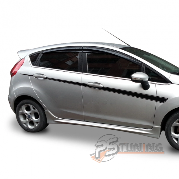 Ford Fiesta (2008-2013) Yan Marşpiyel Seti (Plastik)