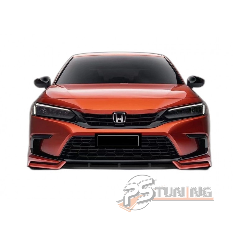 Honda Civic Fe (2021-2023) Yofer Style Ön Lip 3 Parça (Plastik)